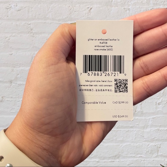 NWT Kate Spade Glitter on large continental wallet - Picture 14 of 16